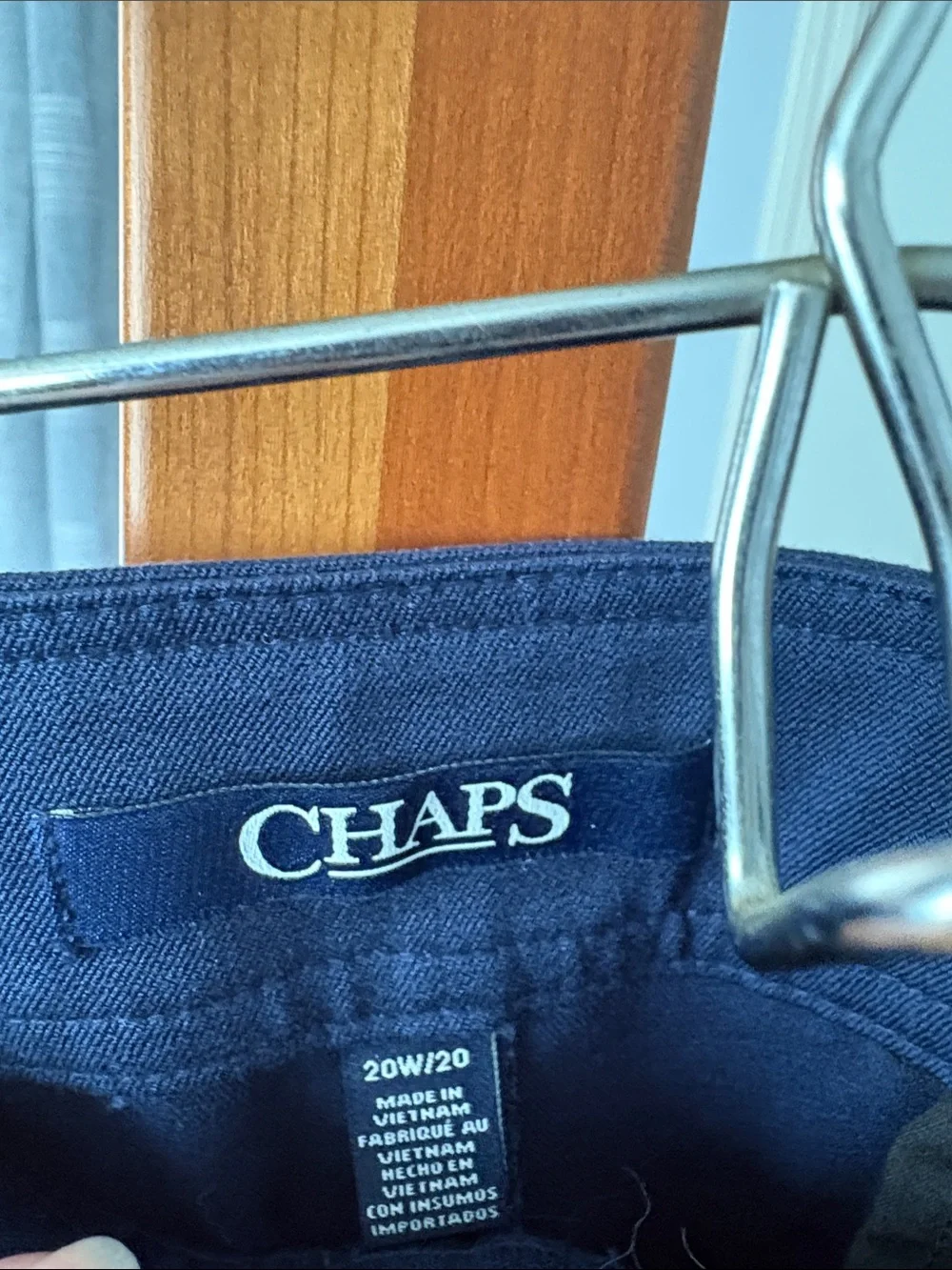 Chaps women’s Navy Dress Pants - Tailored Straight Leg
